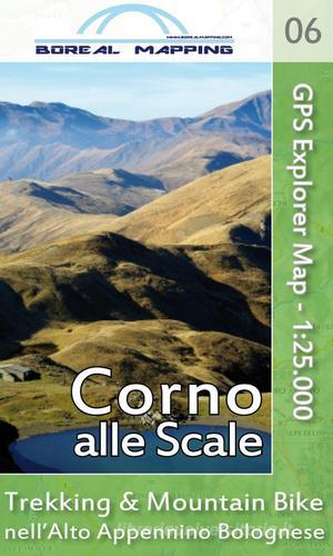 Corno alle Scale. Trekking & Mountain Bike nell'alto Appennino bolognese. Carta topografica per escursionisti 1:25.000. Ediz. ampliata di Massimo Gherardi edito da Brusa Matteo