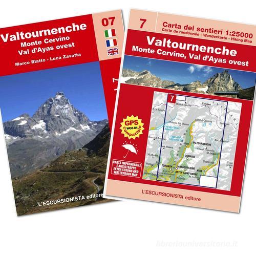Valtournenche, monte Cervino trekking. Con cartina 1:250.000. Ediz. multilingue di Luca Zavatta edito da L'Escursionista
