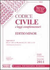 Codice civile e leggi complementari. Ediz. minore edito da Edizioni Giuridiche Simone
