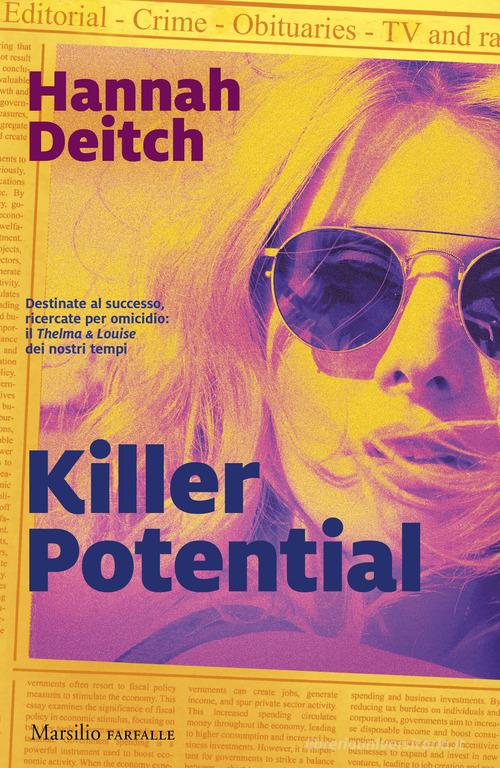 Libro Killer potential. Ediz. italiana di Hannah Deitch Farfalle di Marsilio