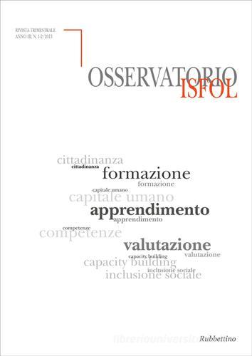 Osservatorio Isfol (2013) vol. 1-2 edito da Rubbettino