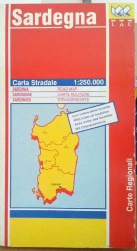 Sardegna 1:250.000 edito da LAC