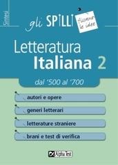 Letteratura italiana vol.2 di Sabrina Torno, Giuseppe Vottari edito da Alpha Test