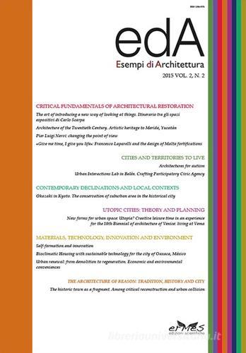 EDA. Esempi di architettura 2015. International journal of architecture and enginering (2015) vol.2 edito da Ermes