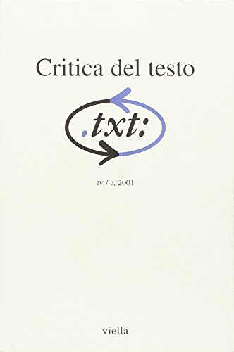 Critica del testo vol.4.2 edito da Viella