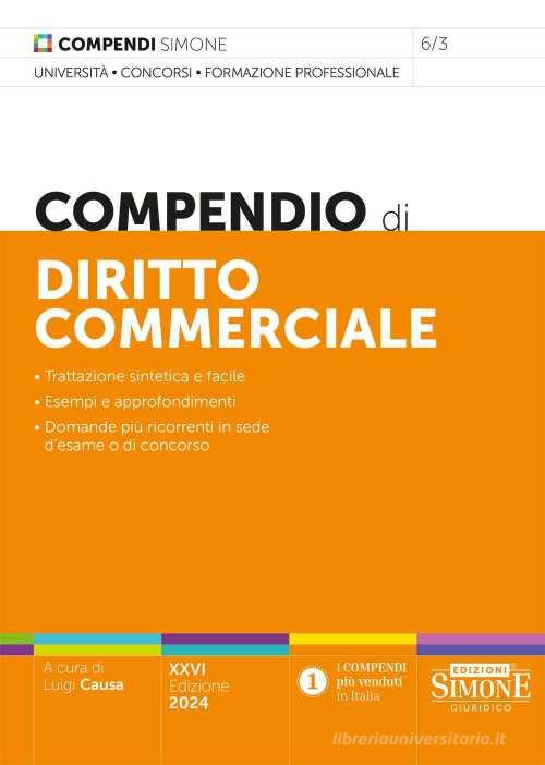 Compendio di diritto commerciale edito da Edizioni Giuridiche Simone