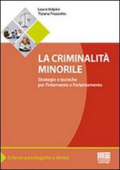 La criminalità minorile. Strategie e tecniche per l'intervento e l'orientamento di Tiziana Frazzetto, Laura Volpini edito da Maggioli Editore