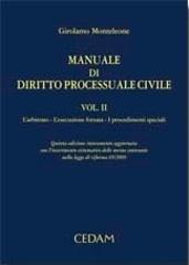 Manuale di diritto processuale civile vol.2 di Girolamo Monteleone edito da CEDAM