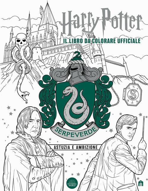 Harry Potter. Serpeverde: astuzia e ambizione. Il libro da colorare ufficiale edito da Magazzini Salani