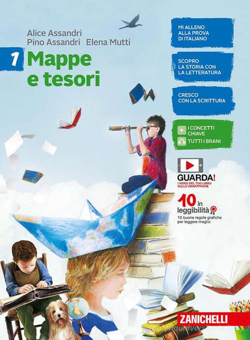 Mappe e tesori. Con Alla scoperta dei classici. Per la Scuola media. Con  e-book vol.1 (9788808520654): 2% di Sconto