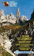 Parco naturale Dolomiti friulane 1:25.000 edito da Tabacco