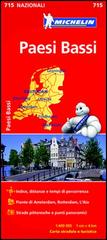 Paesi Bassi 1:400.000 edito da Michelin Italiana