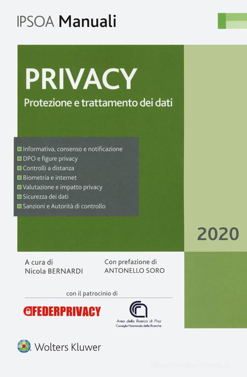 Privacy. Protezione e trattamento dei dati edito da Ipsoa