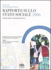 Rapporto sullo stato sociale 2006. Welfare state e crescita economica edito da UTET Università