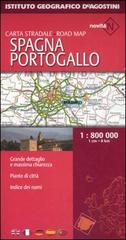 Spagna, Portogallo. Carta stradale 1:800.000 edito da De Agostini