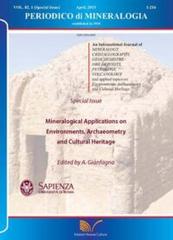 Periodico di mineralogia. Ediz. inglese (2013) vol.82.1 di Antonio Gianfagna edito da Nuova Cultura