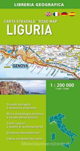 Liguria 1:200.000 edito da Libreria Geografica