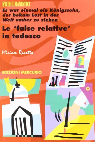 Le «false relative» in tedesco di Miriam Ravetto edito da Mercurio