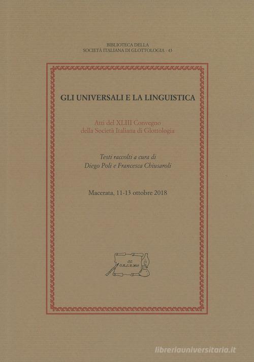 Gli universali e la linguistica edito da Il Calamo