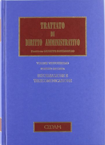 Trattato di diritto amministrativo vol.28 edito da CEDAM