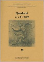 Quaderni del Dipartimento di filologia linguistica e tradizione classica (2009) vol.8 edito da Pàtron