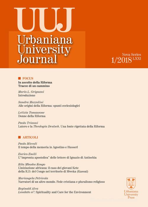 Urbaniana University Journal. Euntes Docete (2018). Ediz. integrale vol.1 edito da Urbaniana University Press