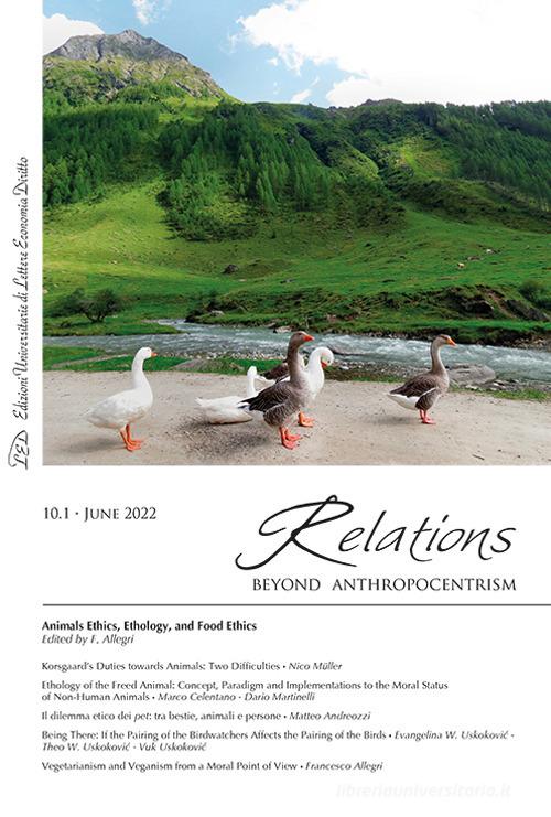 Relations. Beyond anthropocentrism (2022) vol.10 edito da LED Edizioni Universitarie