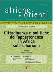 Afriche e Orienti (2012) vol. 3-4. Cittadinanza e politiche dell'appartenenza in Africa sub-sahariana edito da Aiep