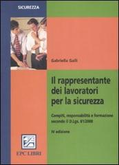 Il rappresentante dei lavoratori per la sicurezza di Gabriella Galli edito da EPC Libri