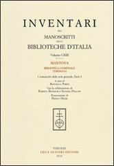 Inventari dei manoscritti delle biblioteche d'Italia vol.113 edito da Olschki