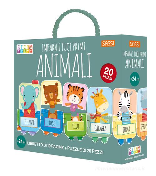 Impara i tuoi primi animali. Ediz. a colori. Con puzzle di Matteo Gaule edito da Sassi