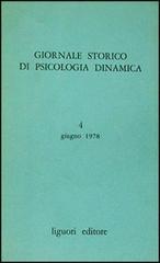 Giornale storico di psicologia dinamica vol.2 edito da Liguori