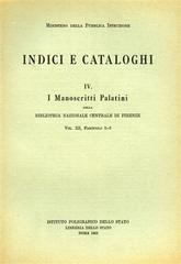 I manoscritti palatini della Biblioteca Nazionale Centrale di Firenze (5-6) edito da Ist. Poligrafico dello Stato