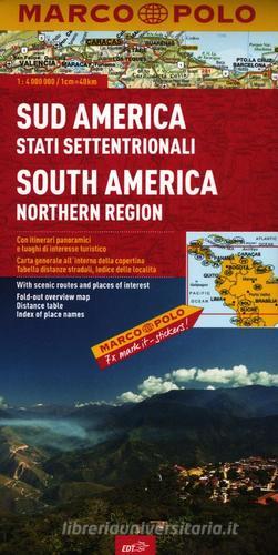 Sud America (stati settentrionali) 1:4.000.000 edito da Marco Polo