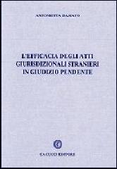 L' efficacia degli atti giurisdizionali stranieri in giudizio pendente di Antonietta Damato edito da Cacucci