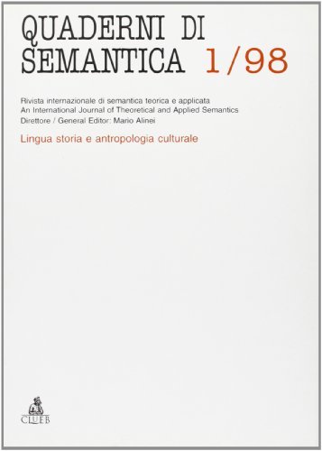 Quaderni di semantica (1998) vol.1 edito da CLUEB