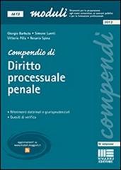 Compendio di diritto processuale penale edito da Maggioli Editore