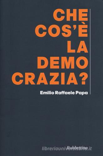 Che cos'è la democrazia di Emilio Raffaele Papa edito da Rubbettino