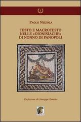 Testo e macrotesto nelle «Dionisiache» di Nonno di Panopoli di Paolo Nizzola edito da Leonida