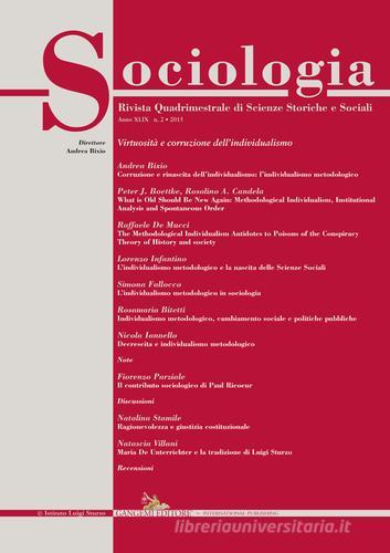 Sociologia. Rivista quadrimestrale di scienze storiche e sociali (2015) vol.2 edito da Gangemi Editore