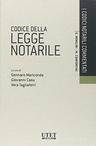 Codice della legge notarile edito da Utet Giuridica