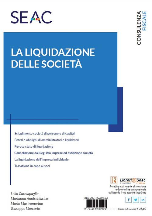 La liquidazione delle società - EAN: 9791254650813