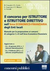 Il concorso per istruttore e istruttore direttivo nell'area economico-finanziaria degli enti locali edito da Maggioli Editore