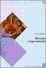 Miracolo e legge naturale di Luciano Baccari edito da Urbaniana University Press