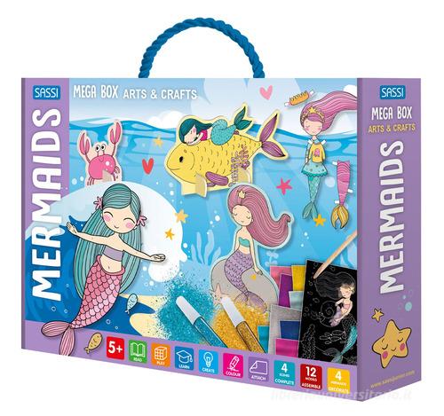 Mermaids. Mega box arts & crafts. Ediz. a colori. Con Gioco edito da Sassi