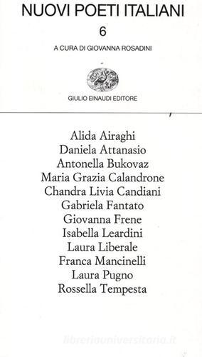 Nuovi poeti italiani vol.6 edito da Einaudi