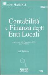 Contabilità e finanza degli enti locali edito da Edizioni Giuridiche Simone