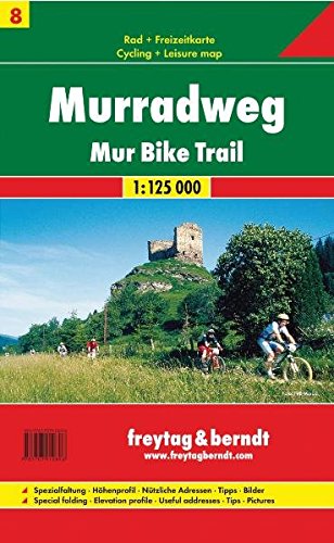 Murradweg. Mur bike trail 1:125.000 edito da Freytag & Berndt