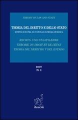 Teoria del diritto e dello Stato di Stelio Mangiameli, Bjarne Melkevik, Massimo Vari edito da Aracne