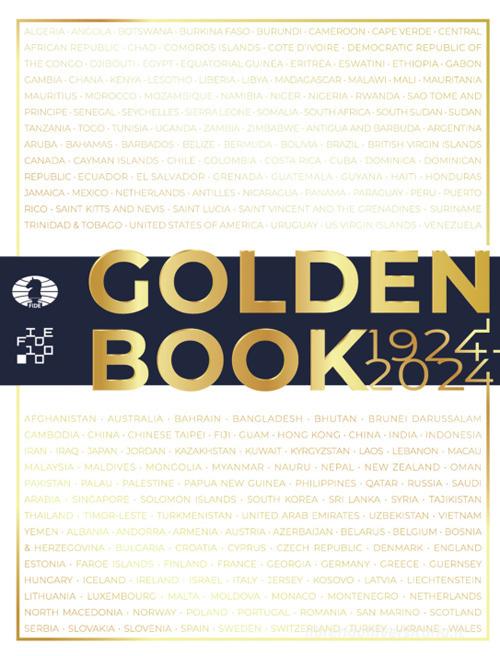 FIDE golden book 1924 - 2024 di Willy Iclicki edito da Le due torri